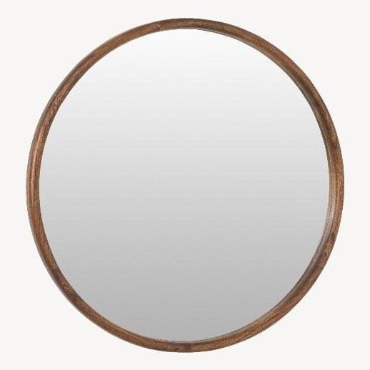 Espejo Circular 90 Y 120cm Nogal (Elegir Tamaño)