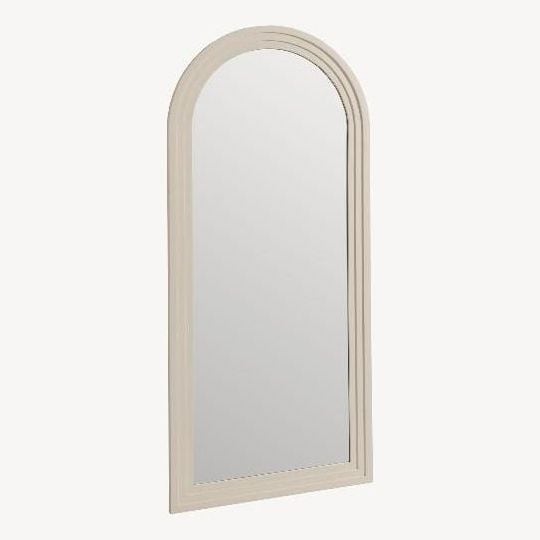 Espejo Extra Grande 180*80cm, Marco Madera Blanco Hueso