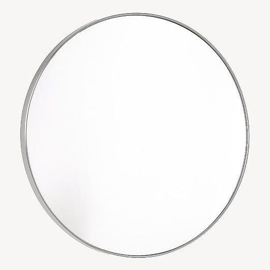 Espejo Plata Led Y Sensor Tactil (Elegir Tamaño)
