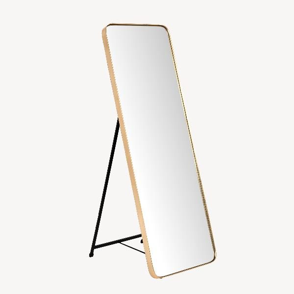 Espejo Vestidor Dorado 150*50 Cm