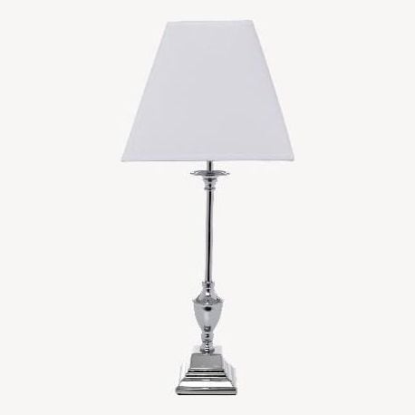 Lampara cromada. 55x25x25 cm