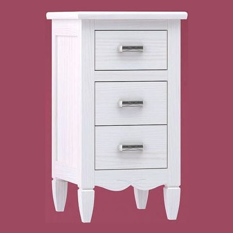 Mesita 3 Cajones Ancho Reducido 38 cm Amberes (Gruposeys)