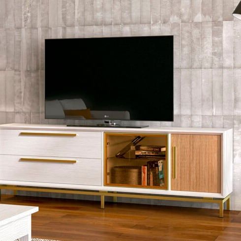 EC117 – MESA T.V. DE 193 CON BANCADA METALICA ESTORIL