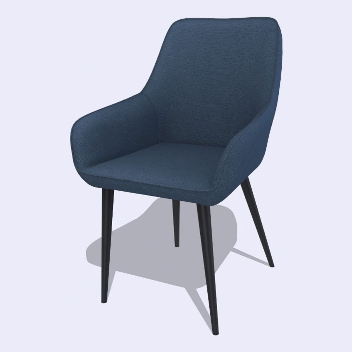 Silla Nela Azulón - Muebles Seres